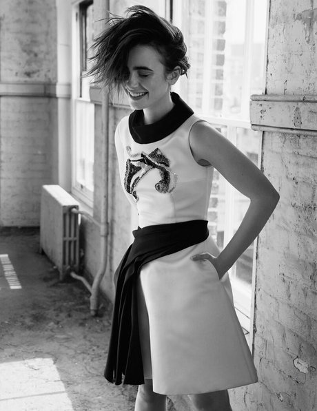 Lily Collins desnudos de modelos fotos