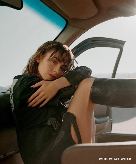 Lily Collins star exclusive collection