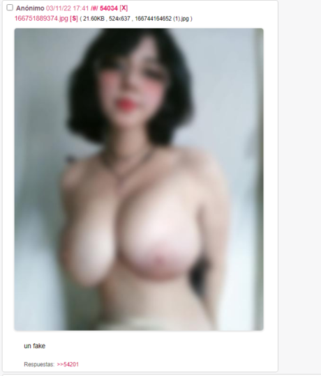 Aby Dazai modelo desnudo imagen