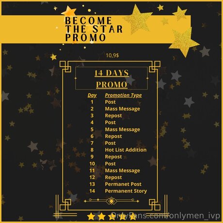 Onlymen Ivp estrella de alta calidad galerías