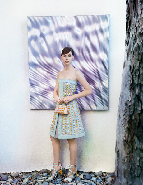 Felicity Jones model art gallery