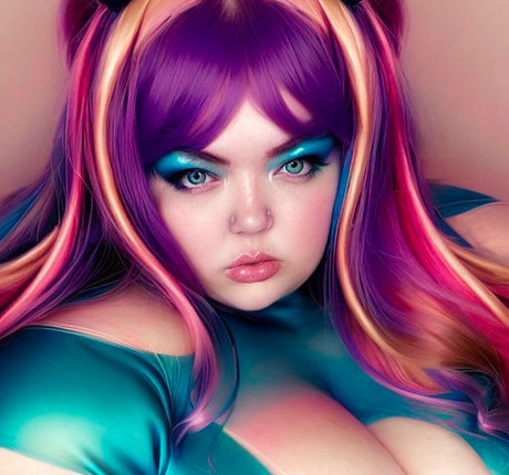 ssbbwlunalove desnudos de estrellas foto