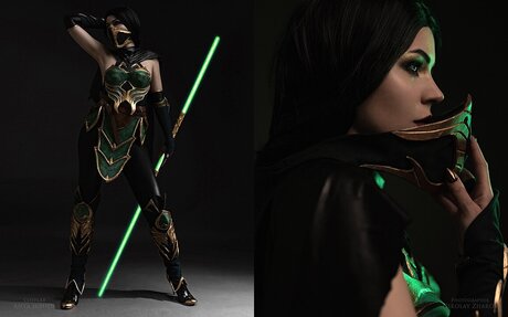 Mortal Kombat Erotic Cosplay sexo modelo recopilación