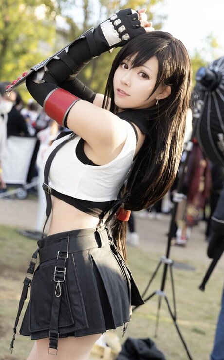 Tifa Cosplay modelo mejor galerías