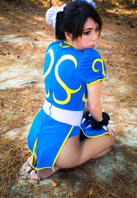 Chun Li Cosplay estrella porno sexy foto