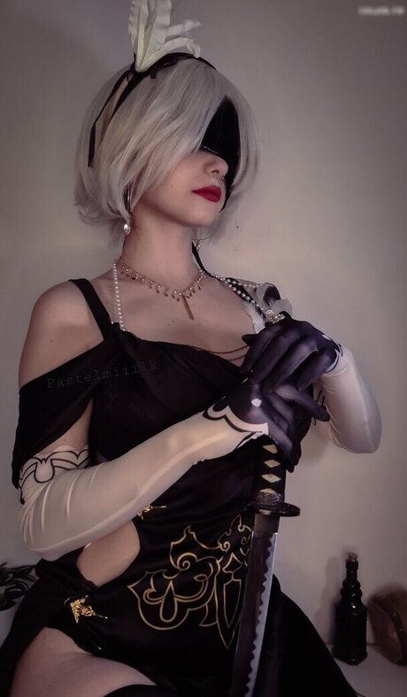 Pastelmiiilk modelo agradable foto