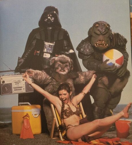 Carrie Fisher modelo exclusivo imágenes