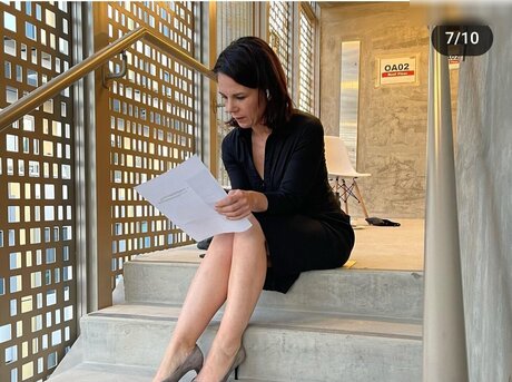 Annalena Baerbock estrella agradable imagen