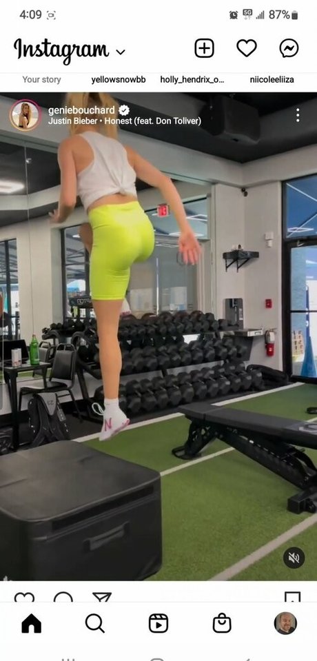 Eugenie Genie Bouchard modèle artistique des photos