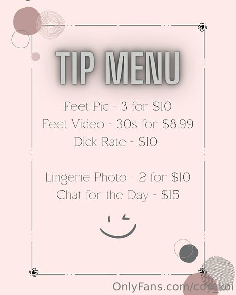 coy koi modelo galería