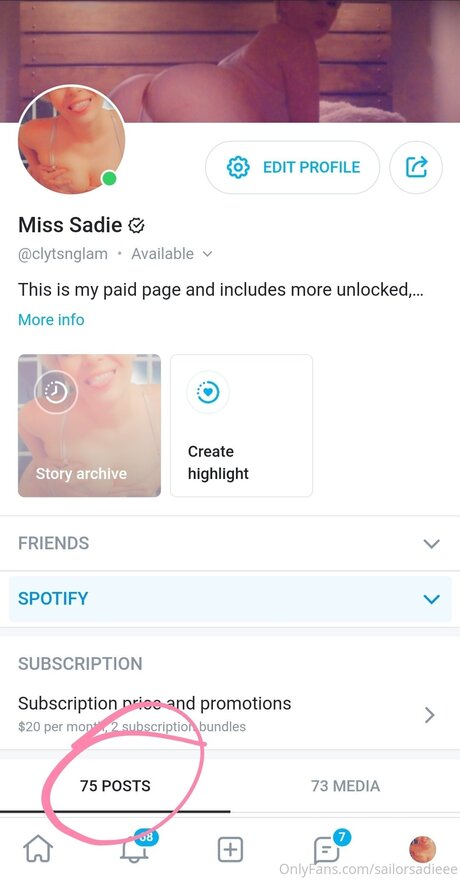 Sailor Sadie hot model archive