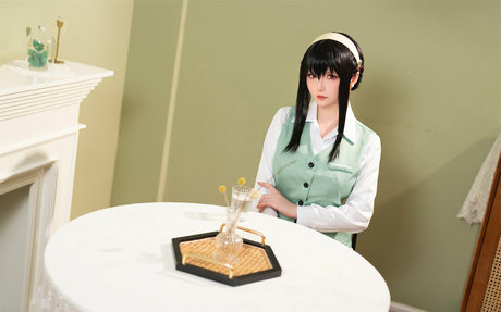 Hoshilily modelo de alta calidad fotos