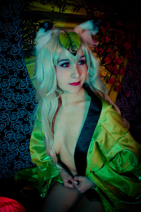 Kitsune No Fullmoon modelo de arte foto