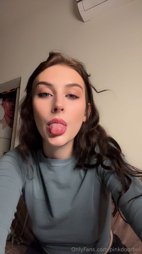 Pinkdoorbel estrella atractiva foto