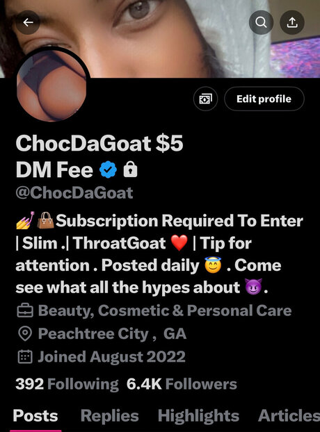 Choc DaGoat star sex gallery