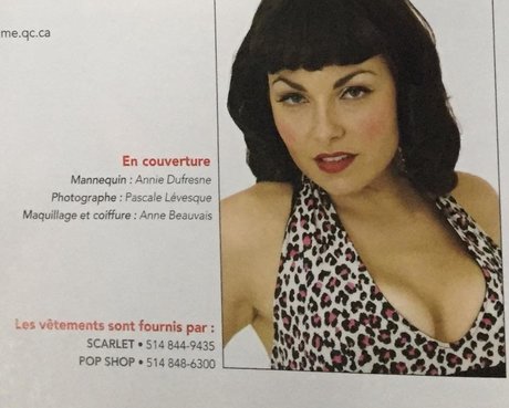 Annie Dufresne modelo exclusivo foto