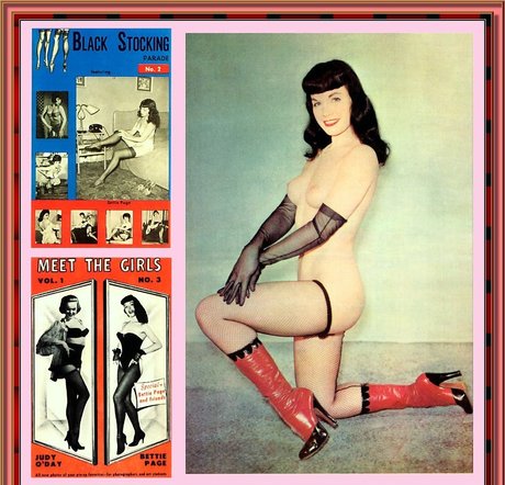 Bettie Page modelo de arte imagen