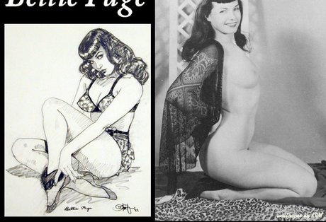 Bettie Page estrella porno de arte imagen
