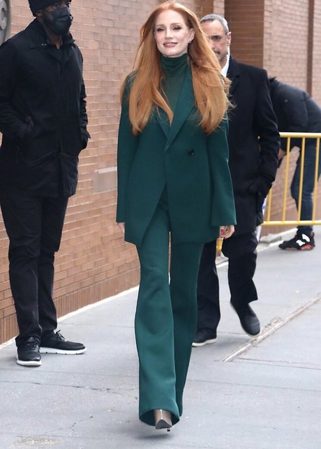 Jessica Chastain estrella porno desnuda imagen