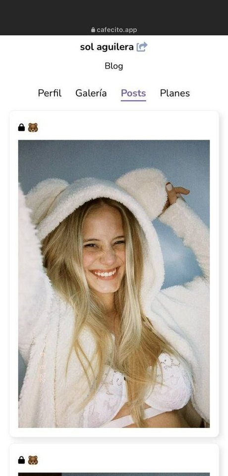 Sol Aguilera hermosa estrella fotos