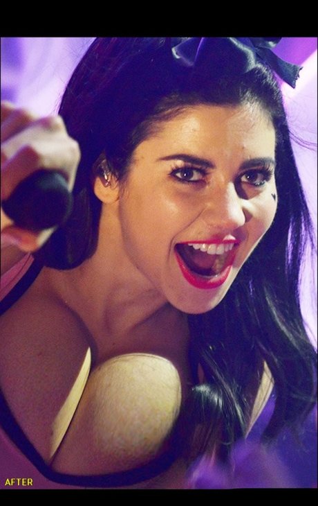 Marina Diamandis modelo caliente foto