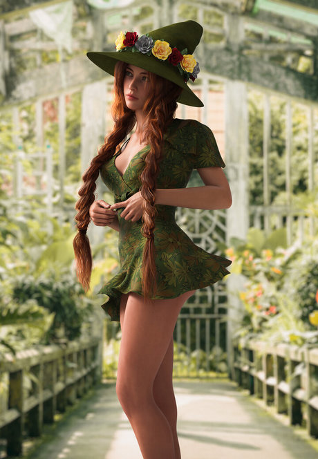 Professor Mirabel Garlick bonita modelo archivo