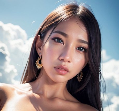 AI Generated Girls actriz de desnudos foto