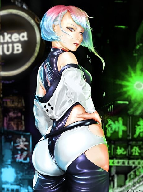 Cyberpunk 2077 Edgerunners estrella porno bonita archivo