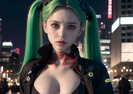 Cyberpunk 2077 Edgerunners hot actress images