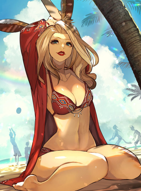 Final Fantasy model naked pic