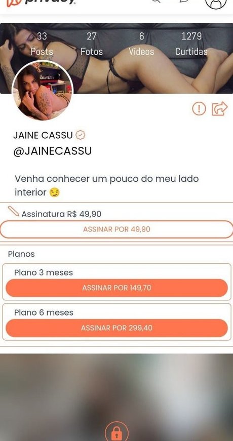 Jaine Cassu modèle de sexe archive