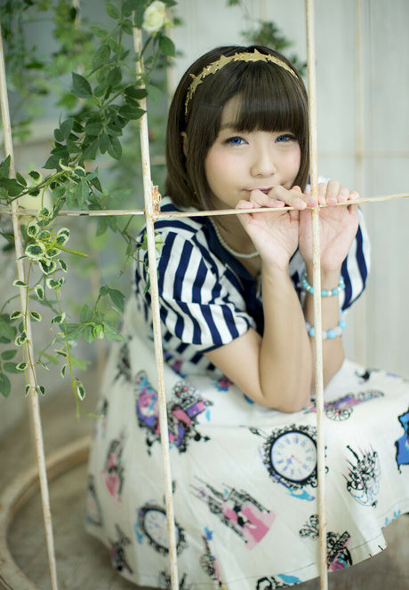 ayame apricot hermosa modelo archivo