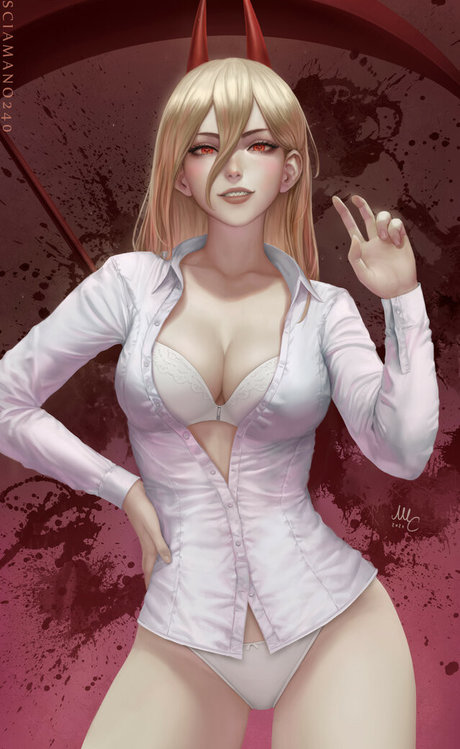 Chainsaw Man modelo sexual galerías