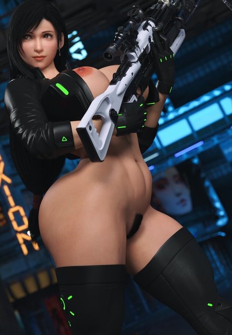 Final Fantasy VII model hot pics