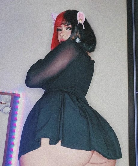 Gothic blue beautiful model pics