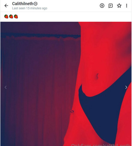 Calithilneth erotic actress photo