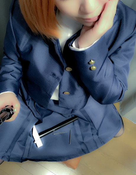 Boyish Mikan adult model pic