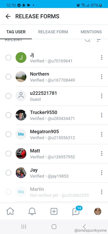 Onespunkyone model sex gallery