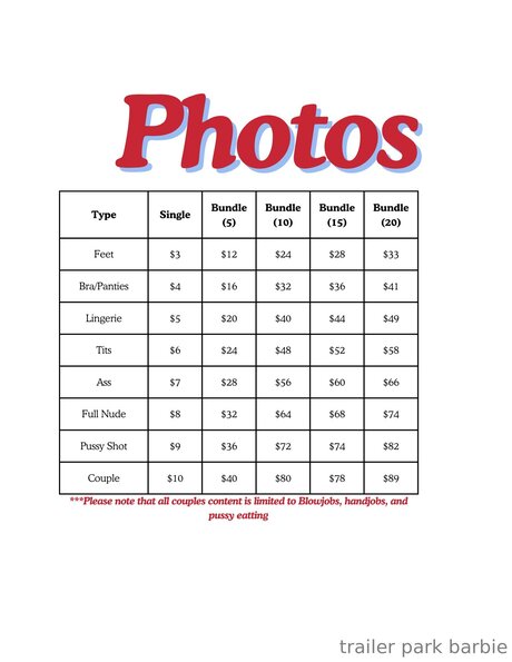 Trailerparkbarbiefree sex actress photo