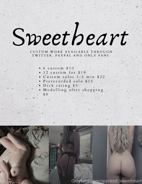Spanked Sweetheart free model photos
