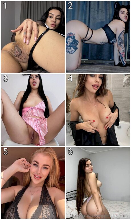 Petite Mila model pornographic photos