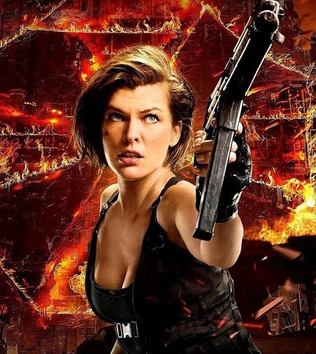 Milla Jovovich pornstar naked picture