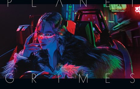 Grimes model pretty photos