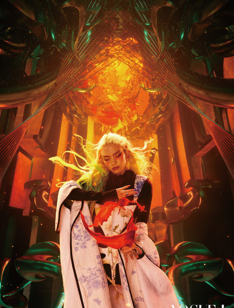 Grimes model porn photo