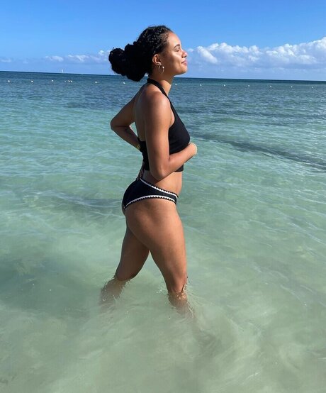 Satou Sabally model sexy photos