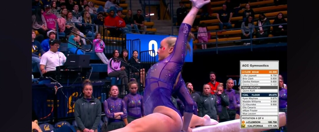 Kielyn Mccright Clemson star perfect picture