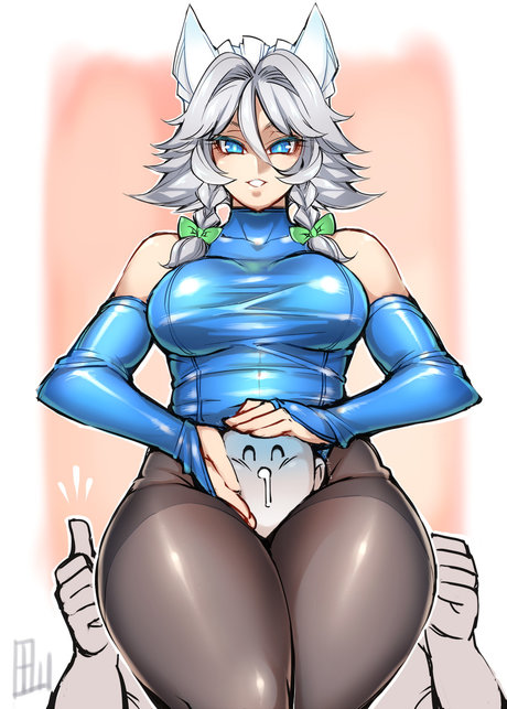 Kitsune Kay beautiful model picture