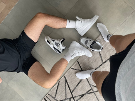 Sniff our socks nice model img