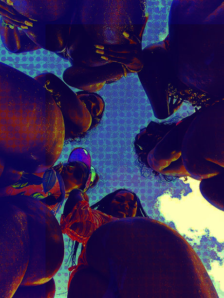 Nuts on Butts model high quality image