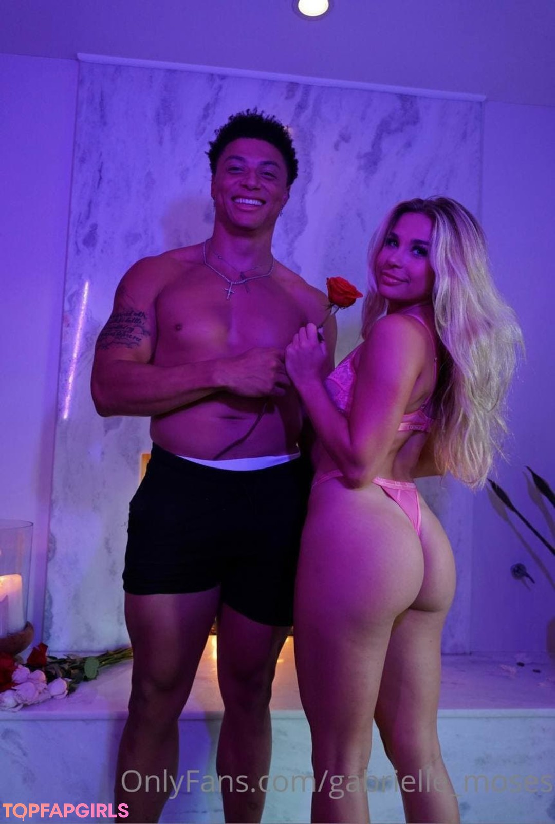 Gabrielle Moses model naked image